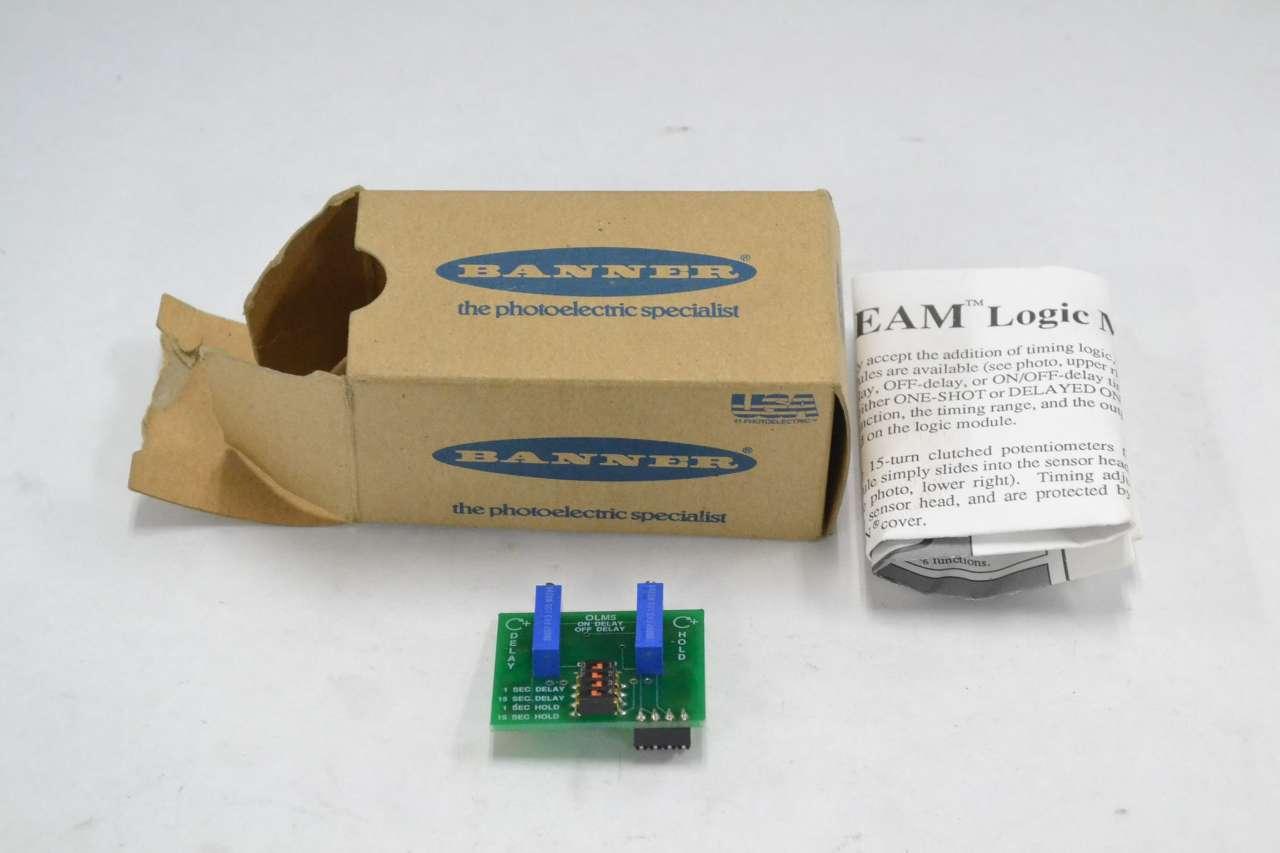 Banner OLM5 Timing Module On Delay Off Delay 
