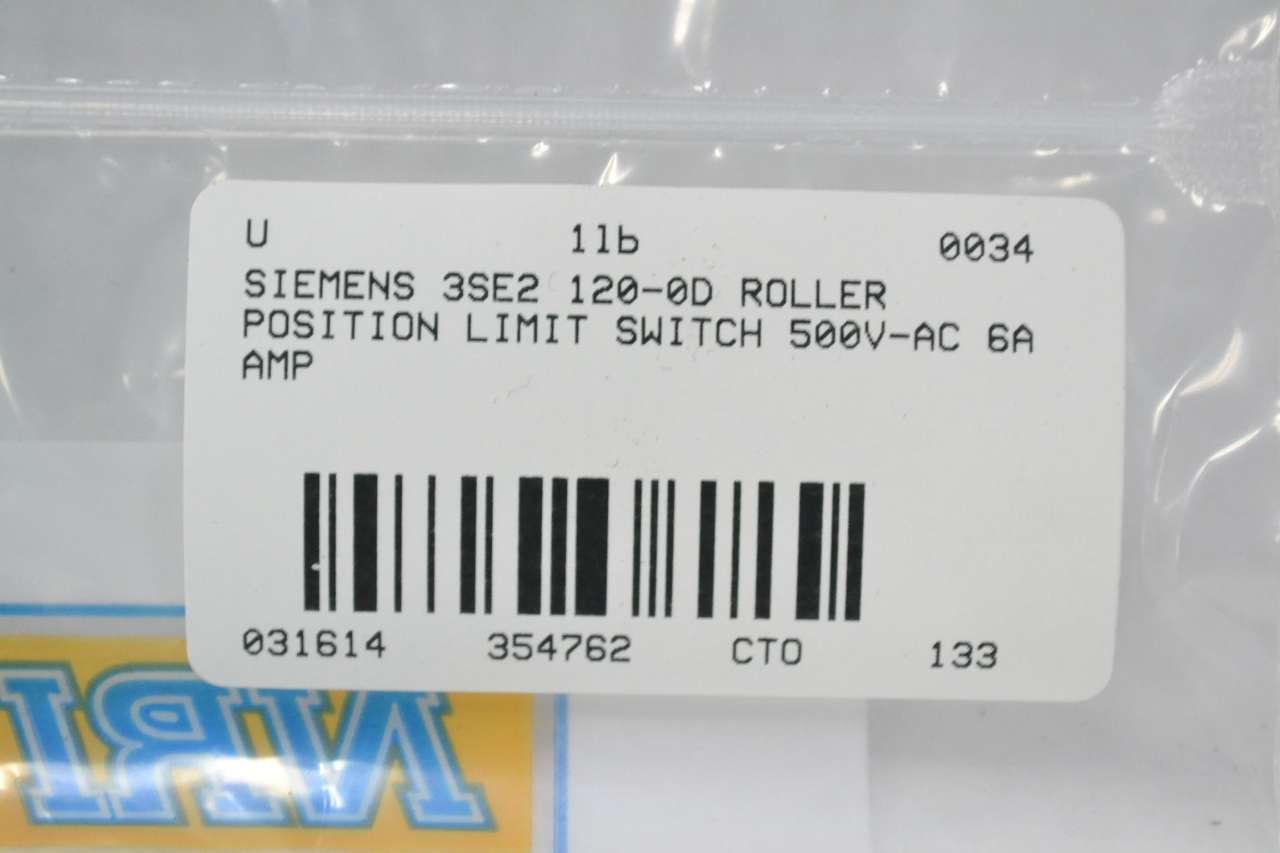 Details about   Siemens roller plunger 3SE2 120-0D 