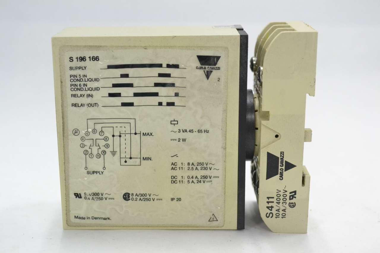 ELECTROMATIC S-SYSTEM S 196166 115 DUAL LEVEL RELAY SUPPLY 115VAC 