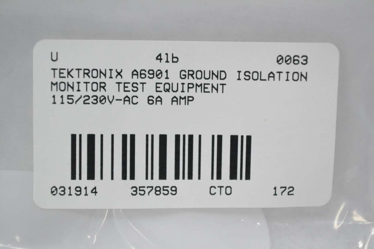 Tektronix A6901 Ground Isolation Monitor T19930 for sale online 
