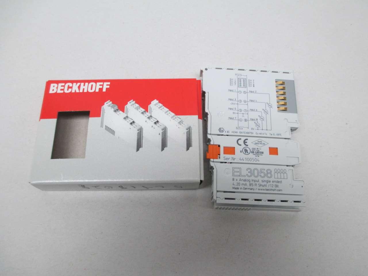 Beckhoff EL3058 8-Kanal Analoge Eingangsterminal 