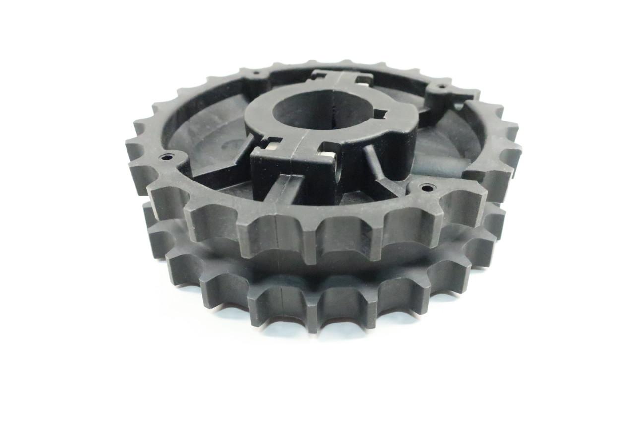 Rexnord NS820-25T-1 1/2x42mm  keyed 25 tooth  double split chain sprocket 