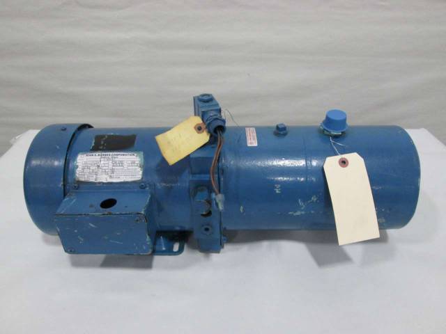 John S Barnes C6t17fz2a 8 83 E 1hp 230 460v Ac Assembly Hydraulic