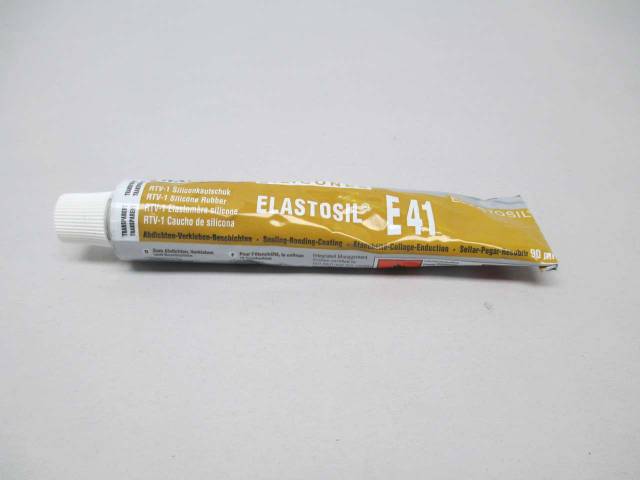 WACKER E41 ELASTOSIL SILICONE RUBBER ADHESIVE TRANSPARENT 90ML D366556