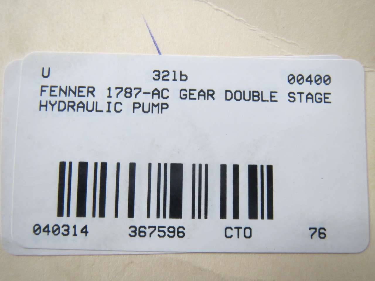Fenner Fluid Power Hydrualic Pump Ac Motor Ebay