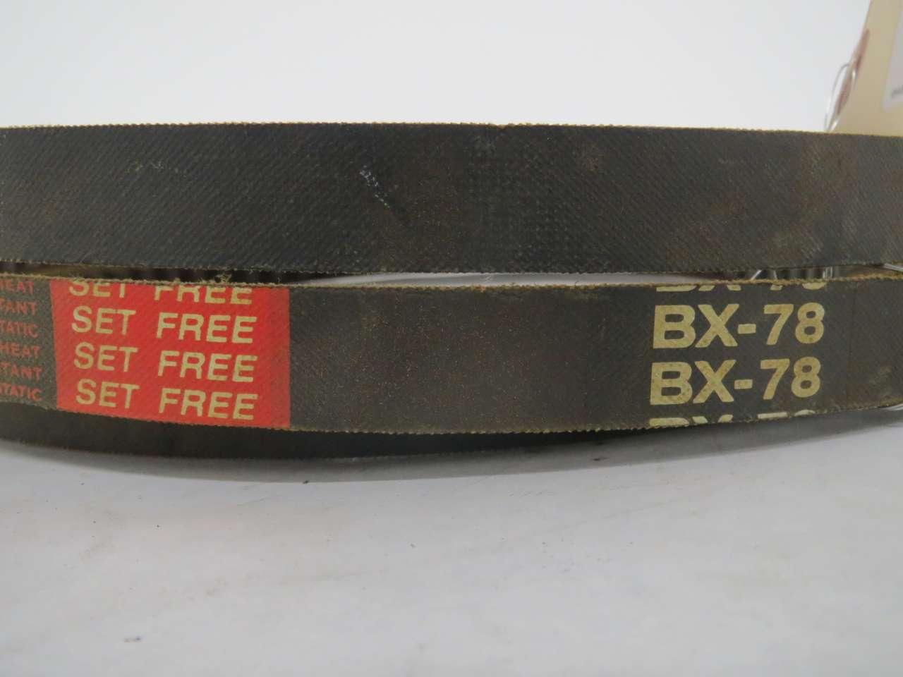 Details about   MITSUBOSHI  17X1981 B-78 Set Free V-belt   81" Long 