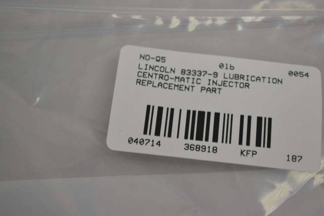 LINCOLN 83337-9 LUBRICATION CENTRO-MATIC GREASE INJECTOR 304 D368918