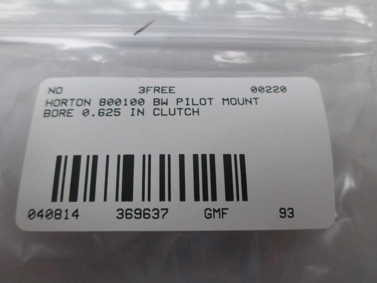 Embrayage Pneumatique Horton Air Champ 800100 - Montage Pilot BW*0.625 - Neuf Sans Boîte