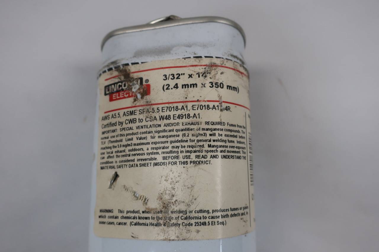 Lincoln Electric Ed Excalibur 7018 A1 Mr Electrode 3 32in 10lb