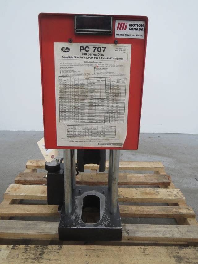 GATES PC707 MEGACRIMP 700SERIES HYDRAULIC HOSE PRESS CRIMPER B370301