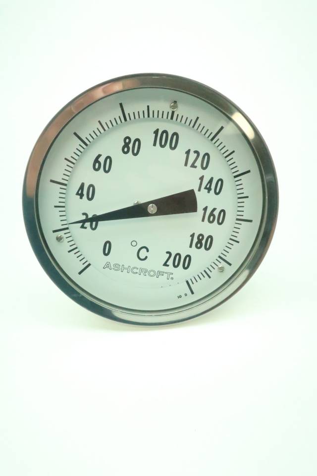 ASHCROFT BIMETAL THERMOMETER 0200C 5IN 1/2IN NPT D637932