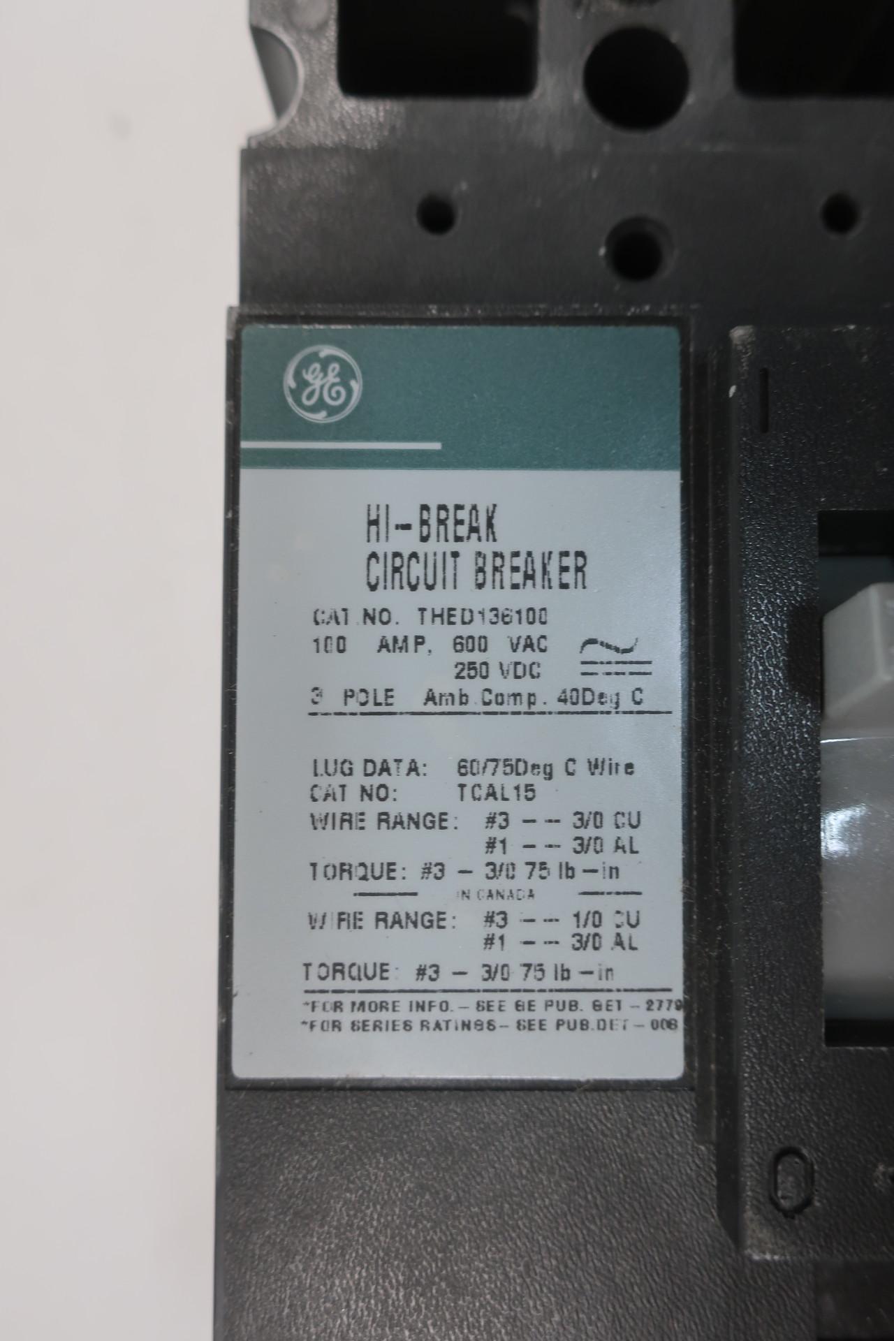 NSMP GREEN GENERAL ELECTRIC THED136100 100A 