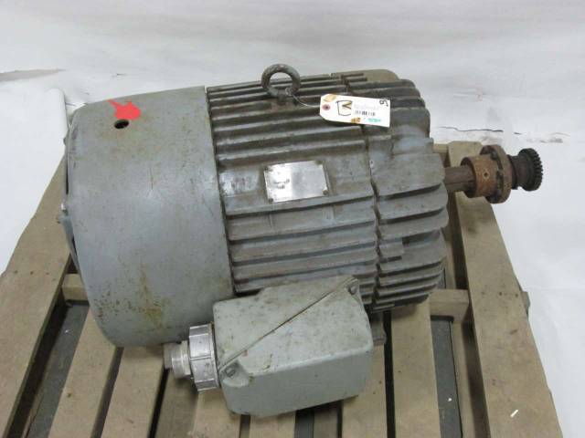 GE 5K4364C2 TRI-CLAD 40HP 208-220/440V 1770RPM 364U AC INDUCTION MOTOR ...