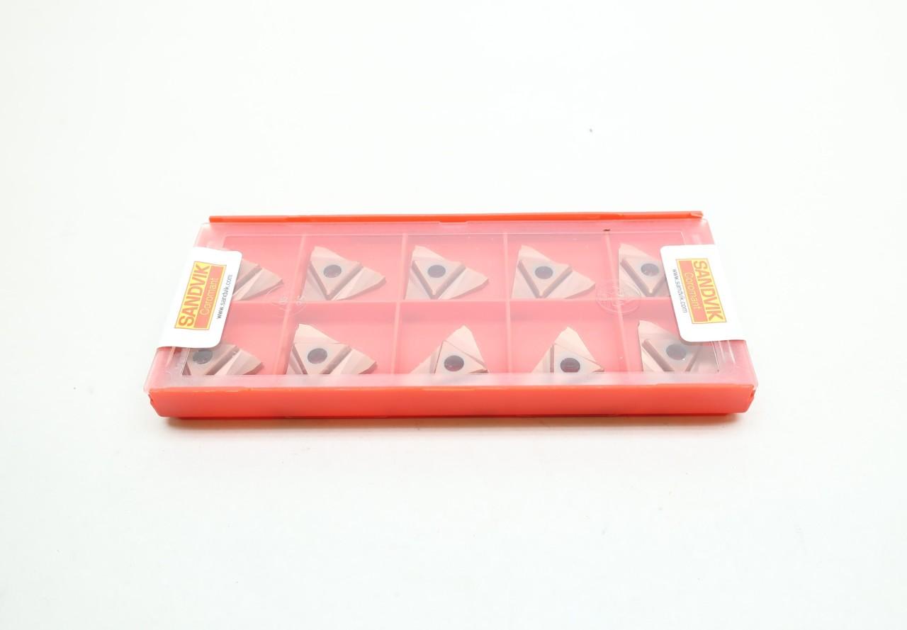 SET OF 10 SANDVIK N123T3-0200-0001-CM 1125 COROMANT PT CARBIDE INSERT