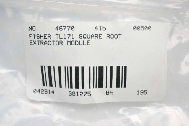 fisher-tl171-square-root-extractor-module-b381275