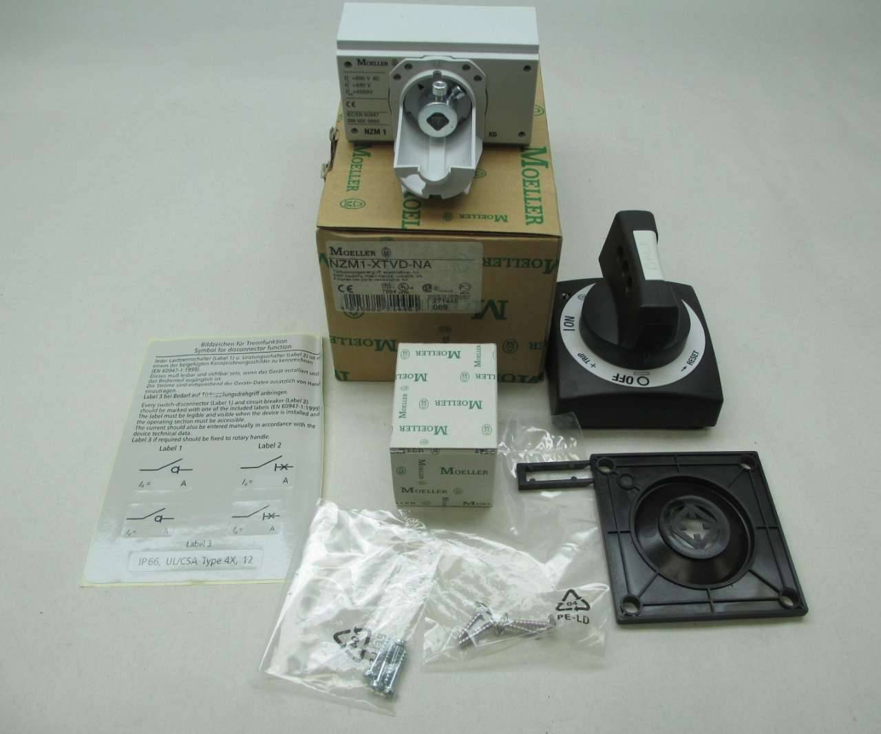 Eaton 260172 NZM1-XTVDV Interruttore rotativo per accoppiamento porta 1 pz. 4015082601720