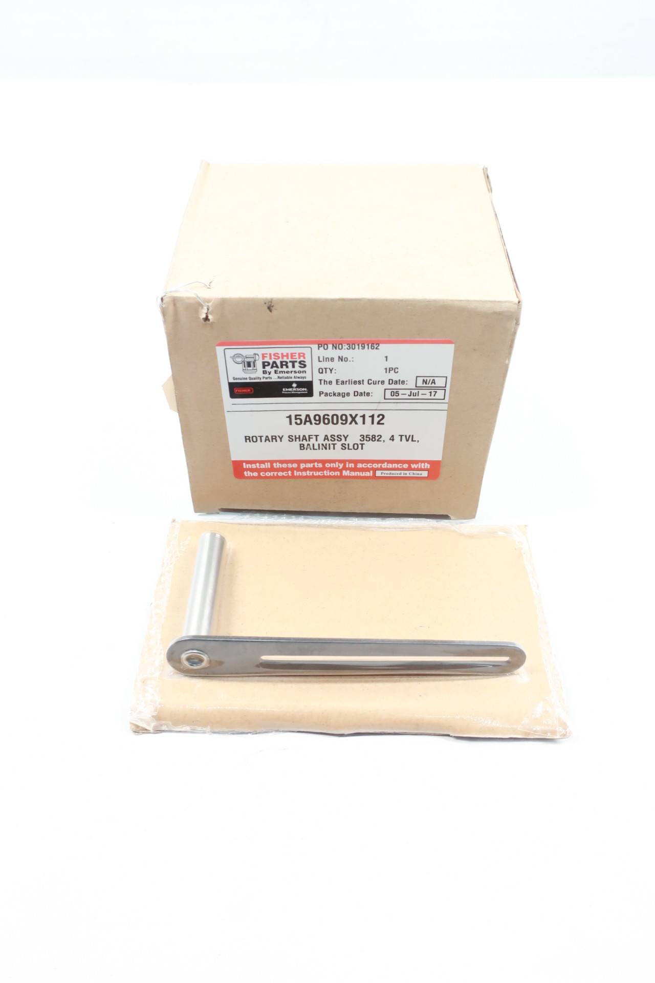 Fisher 15A9609X112 Rotary Shaft Assembly