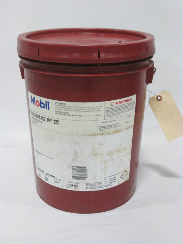 MOBIL XHP 222 MOBILGREASE 35LB LUBRICATING GREASE NLGI GRADE 2 D384639