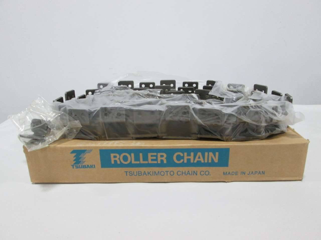 ANSI Chain Size: C2080H EA 1 Tsubaki SA-2 Attachment Roller Chain Link Pack of 2 C2080HSA2RL Carbon Steel 