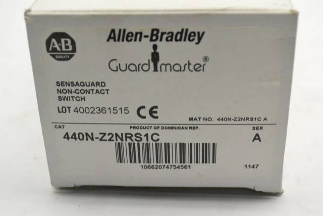 ALLEN BRADLEY 440N-Z2NRS1C GUARDMASTER CODED NON CONTACT A 24V-DC ...