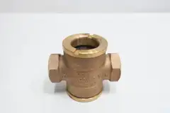 EEP STYLE 57 BRONZE THREADED GAUGE GLASS FLOW INDICATOR 3/4IN