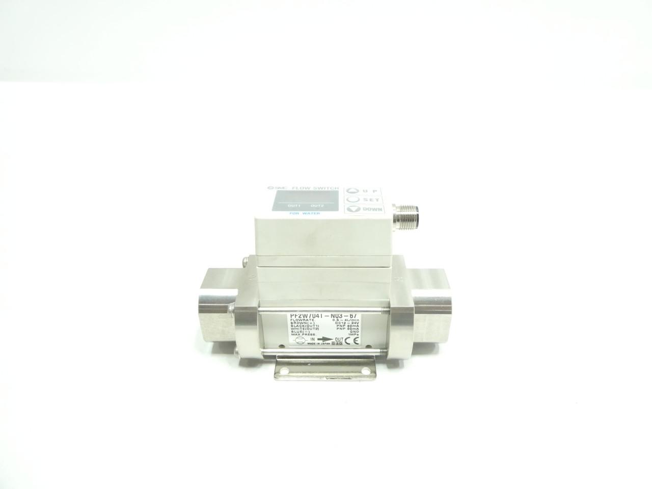 SMC PF2W704T-N03-67 0.5-4LPM 12-24V-DC FLOW SWITCH