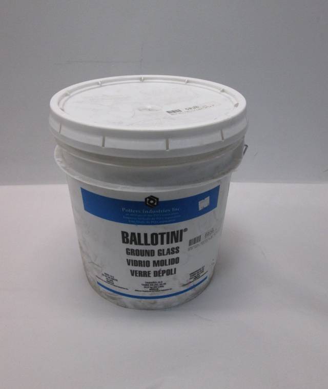 POTTERS INDUSTRIES SIZE G3 BALLOTINI 2540 50LB GROUND GLASS D392898