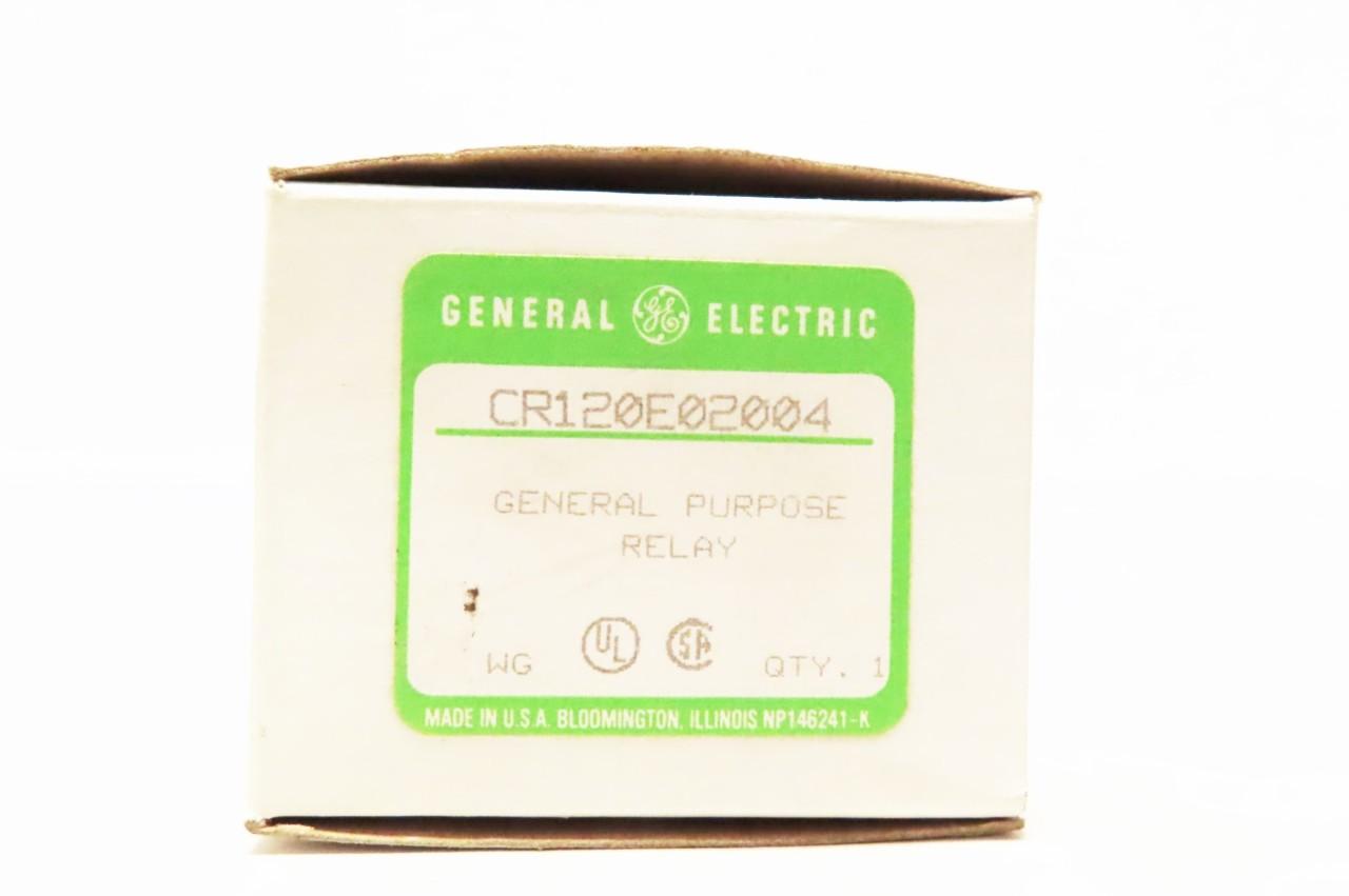 General Electric Ge CR120E02004 General Purpose Relay 10a Amp 