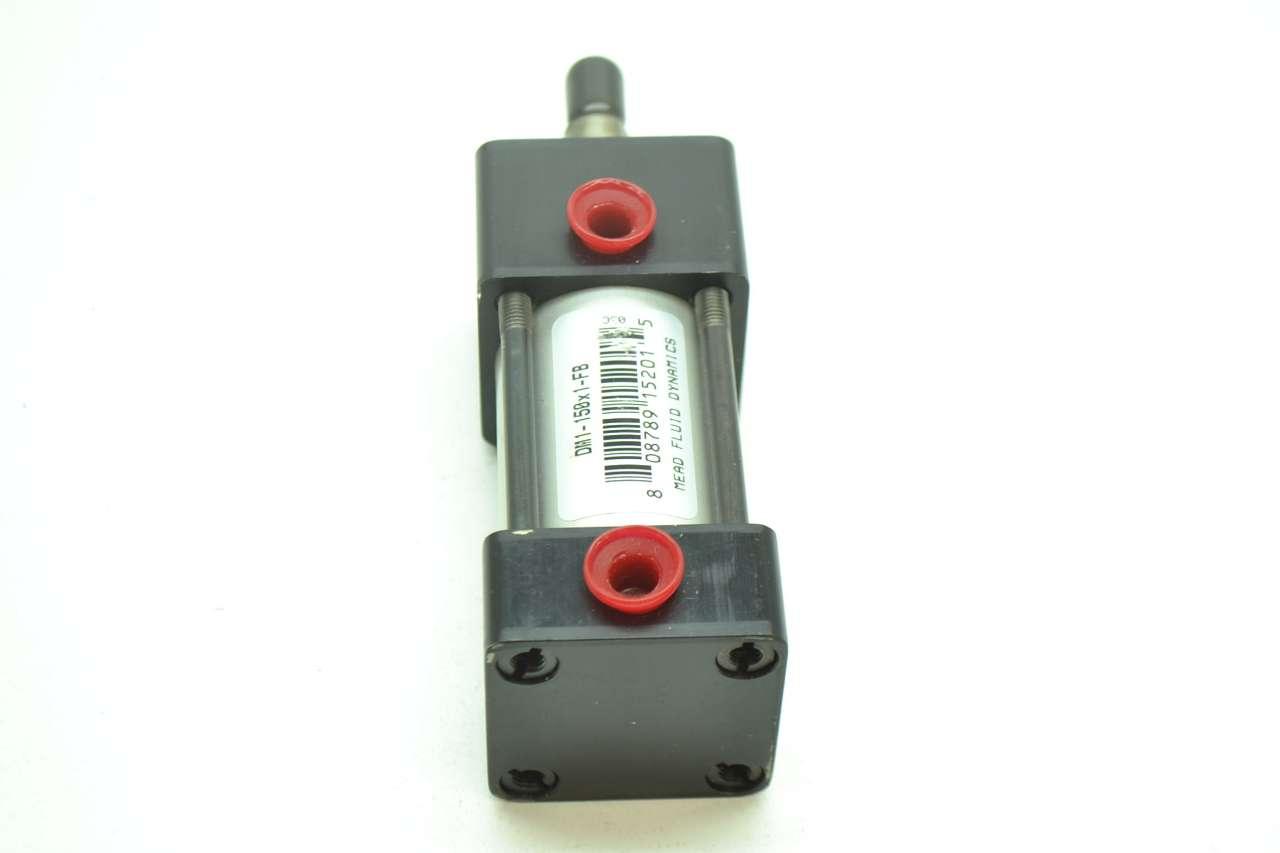 Details about   NEW MEAD FLUID DYNAMIC PNEUMATIC CYLINDER 1 1/2" BORE X 12" STROKE DM2-200X12-FB 