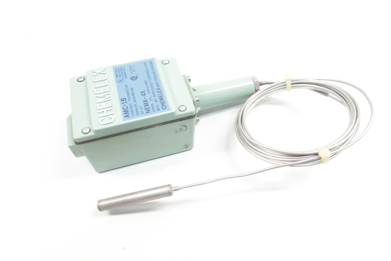 Line Sensing Thermostat Nema 4X  125/250/480vac Raychem Chemelex AMC-1B 