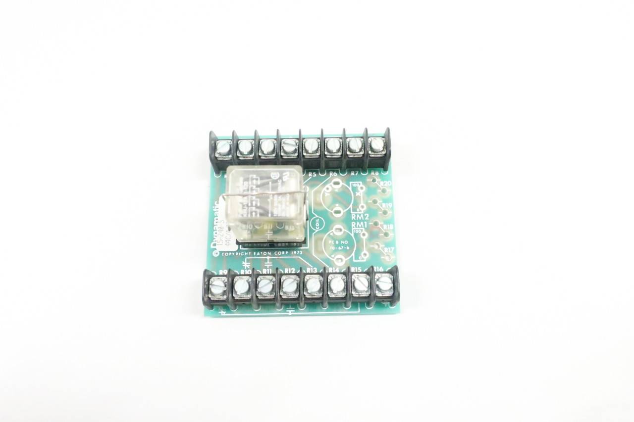 Dynamatic 152405 44C/A Pcb Circuit Board Relay Module 120vac D619743