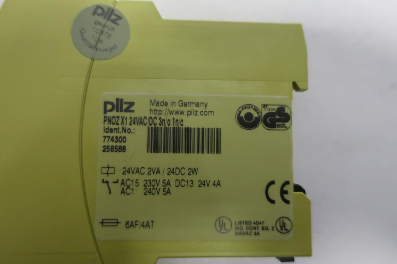 Pilz 774300 PNOZ X1 24v-ac 24v-dc Safety Relay