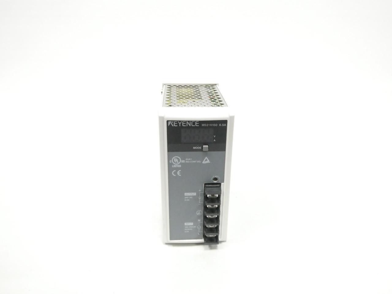 KEYENCE MS2-H150 POWER SUPPLY 100-240V-AC 6.5A AMP 24V-DC