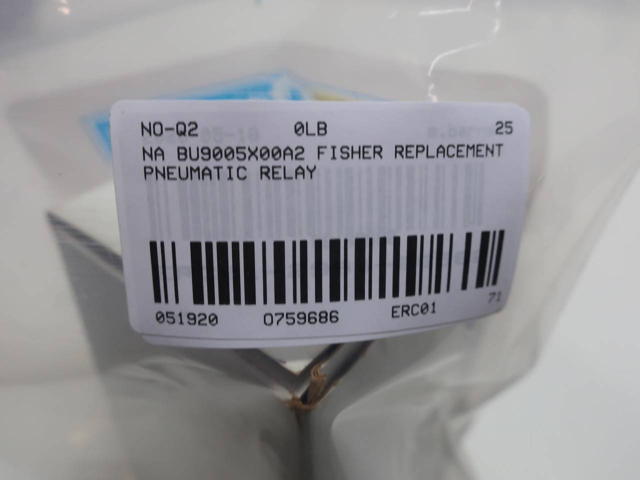 Details about / BU9005X00A2 Fisher Replacement Pneumatic Relay