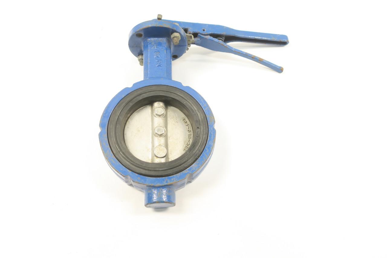 Iron Wafer Body 4"  with handle NEW 101-982 EPDM Details about   ABZ Butterfly Valve 