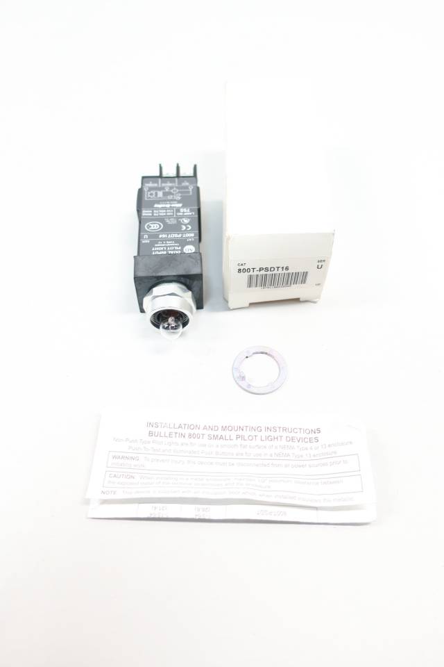 ALLEN BRADLEY 800T-PSDT16 PILOT LIGHT 120V-AC SER U