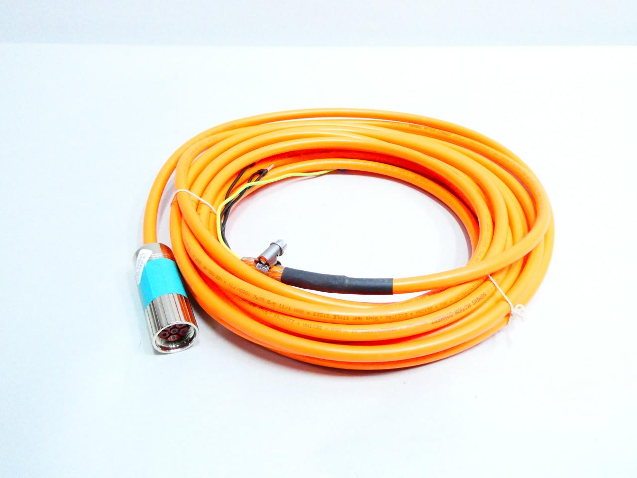 Siemens 6FX8008-1BB51-1BA0 Power Cable, 10m Length, ø18.2mm O.D., Flying Leads