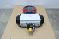MEDIA VALVE 3120-110-130 MOSITES C30N PNEUMATIC STEEL WAFER CONTROL VALVE 12IN