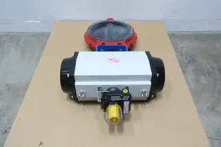MEDIA VALVE 3120-110-130 MOSITES C30N PNEUMATIC STEEL WAFER CONTROL VALVE 12IN