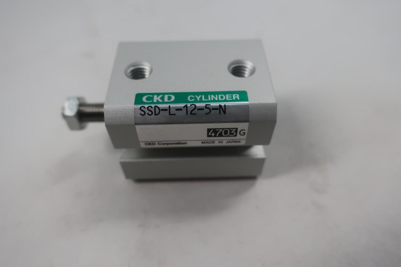 CKD SSD-L-12-5 SSDL125 1 13/32" 1 19/32" AIR PNEUMATIC CYLINDER NEW 