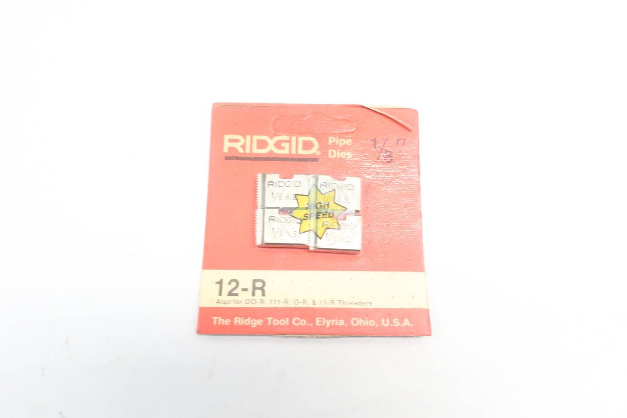 Ridgid 12RDC73 Pipe Threading Die 1/8in