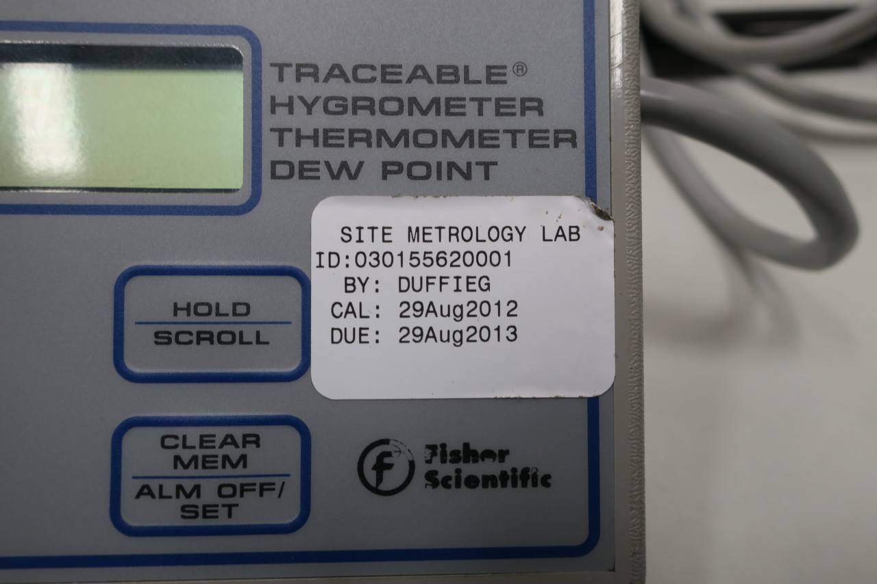 Traceable Hygrometer Dewpoint Meter