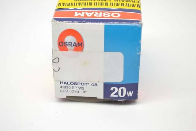 OSRAM HALOSPORT 48 41930 SP W2 GY4 24V 20W HALOGEN LAMP LIGHTING B401130