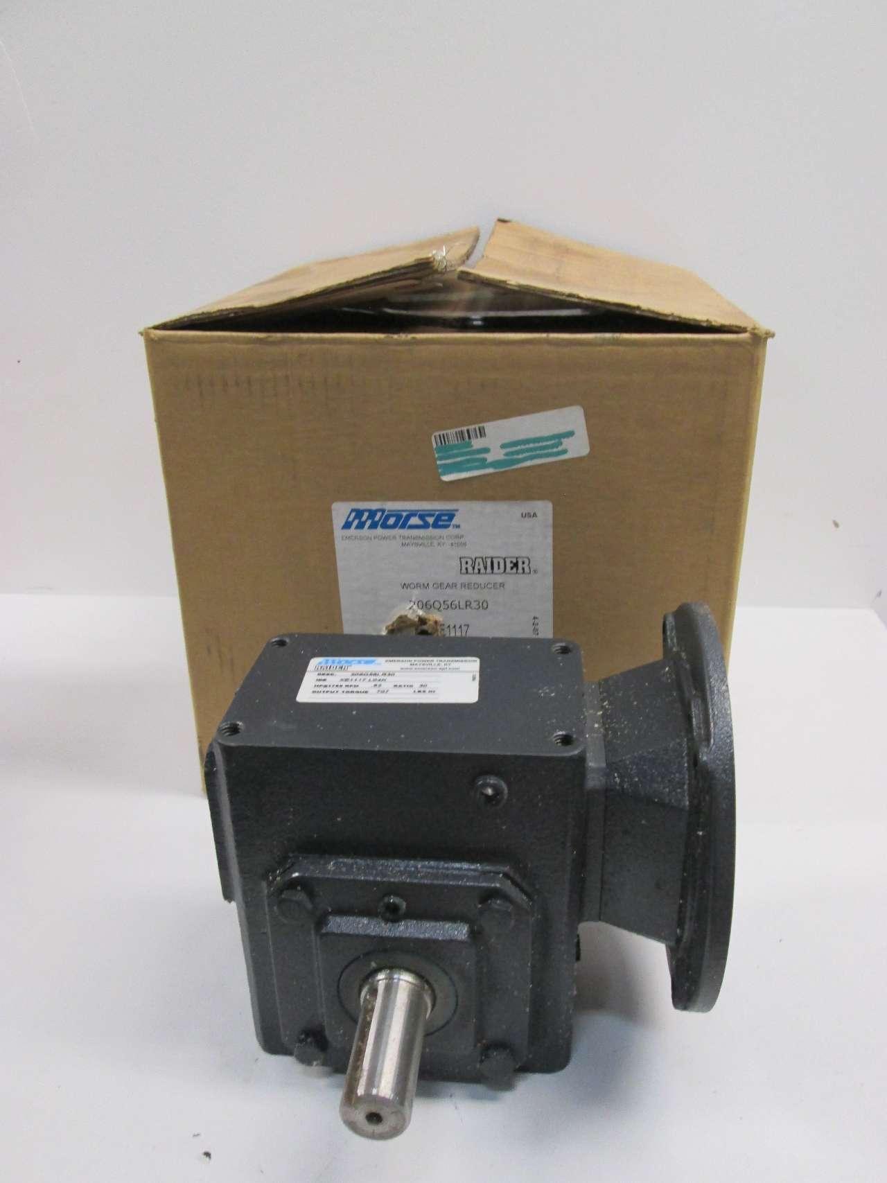 Details about   Morse Raider 206Q56L30 .94HP 1750RPM Ratio 30 NEW 