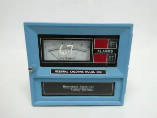 ROSEMOUNT ANALYTICAL 853 UNILOC CONDUCTIVITY ANALYZER 0-20MG/L(PPM) 115/230V-AC