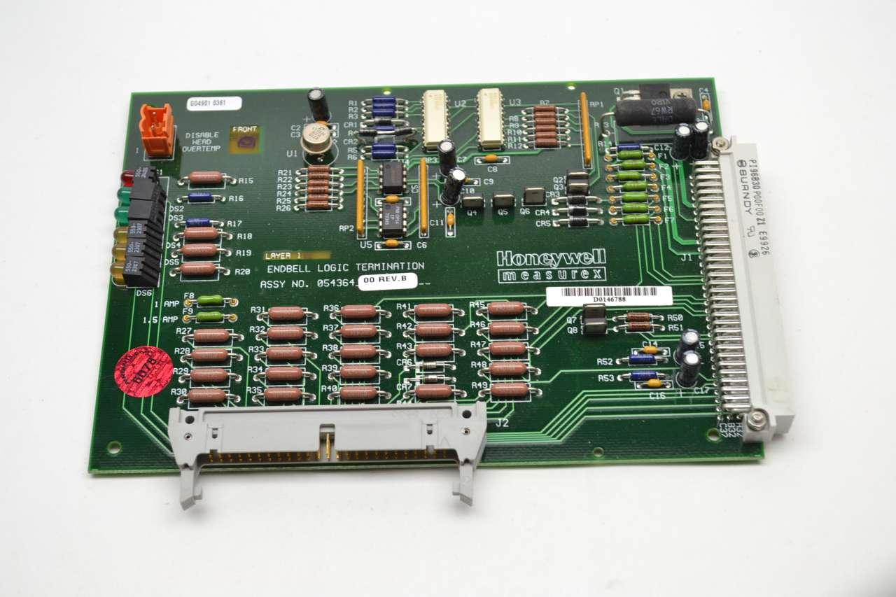 HONEYWELL 05436400 MEASUREX MC46168 ENDBELL LOGIC B PCB CIRCUIT BOARD ...