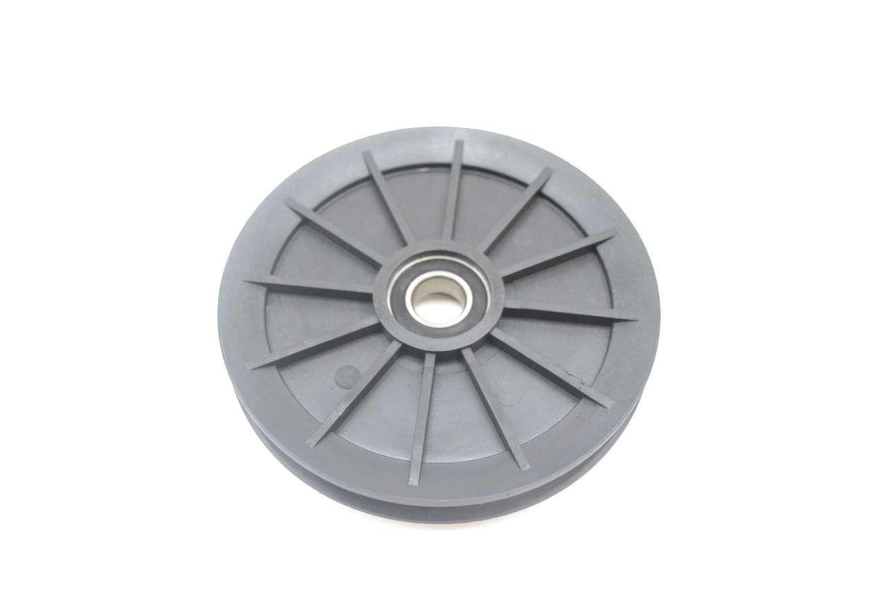 Alvey 230905 1groove 3/4 In Bore V-belt Drive Idler Pulley D414331