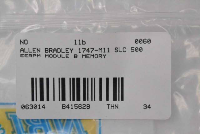 ALLEN BRADLEY 1747-M11 SLC 500 EEPROM MODULE SER B MEMORY B415628