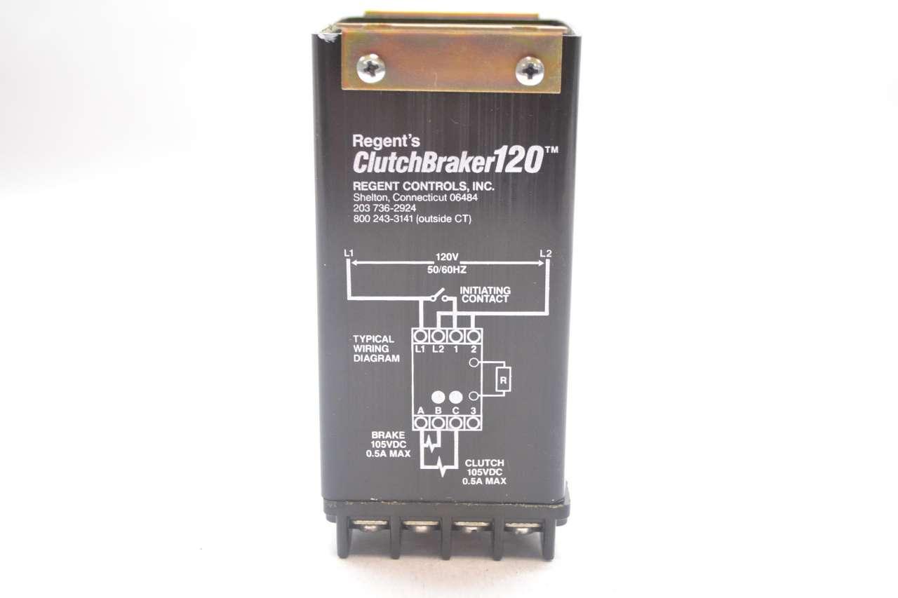 REGENT CONTROLS CLUTCHBRAKER120 CLUTCH BRAKE CONTROL *USED*