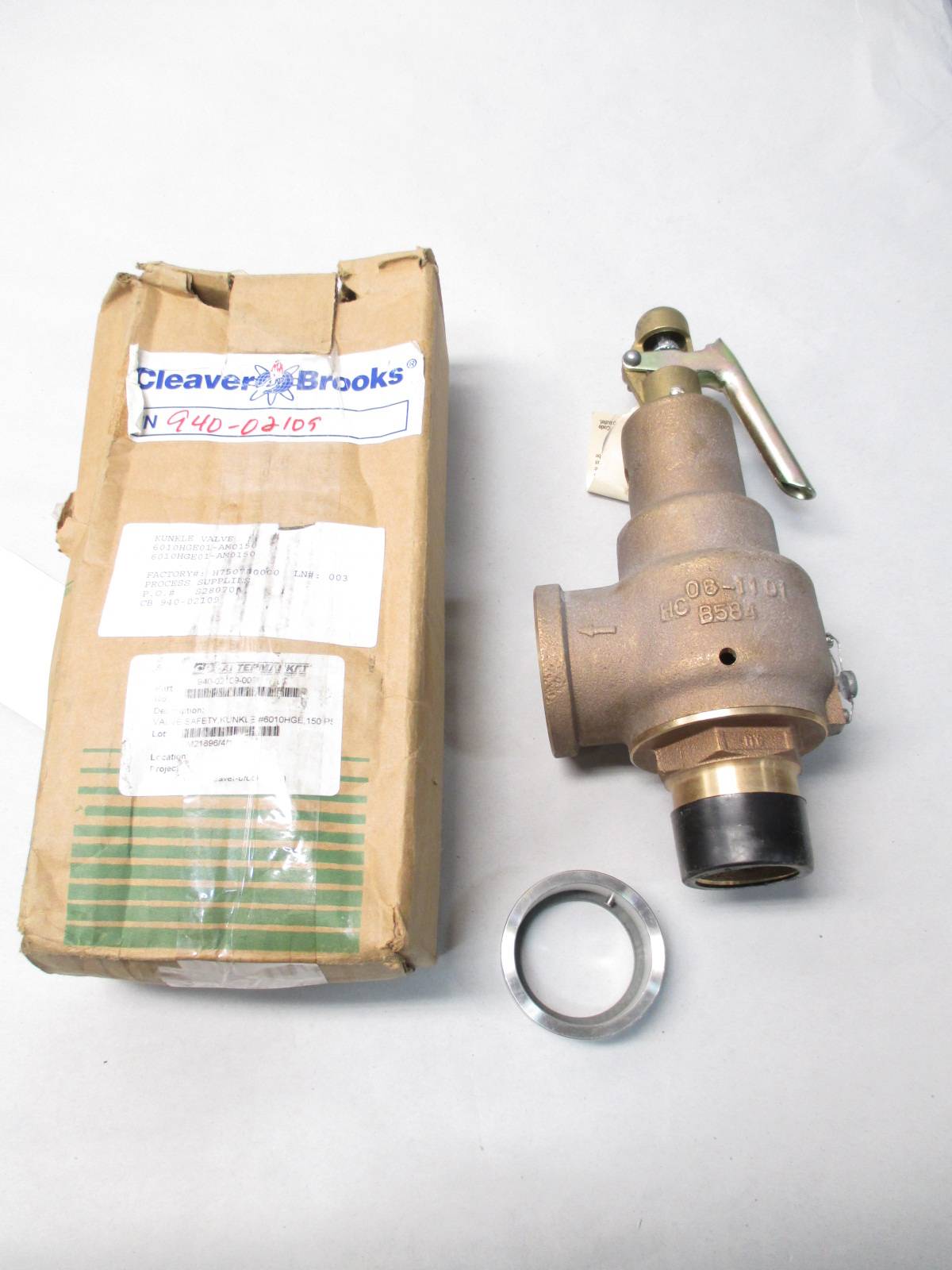 Valves Kunkle Pressure Relief Valve 1/2 Kunkle Pressure Relief Valve 6010DCM01NM0240 Bronze 240